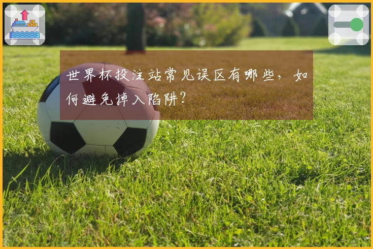 世界杯投注站常见误区有哪些，如何避免掉入陷阱？